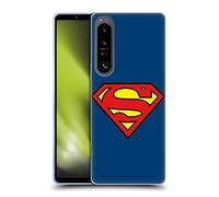 Head Case Designs Officially Licensed Superman DC Comics Classic Logos Soft Gel Case Compatible With Sony Xperia 1 IV