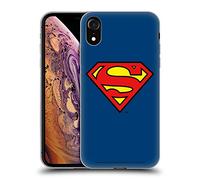 Head Case Designs Officially Licensed Superman DC Comics Classic Logos Soft Gel Case [Military Grade Protection] Compatible With Apple iPhone XR