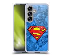 Head Case Designs Officially Licensed Superman DC Comics Collage Comicbook Art Gel Case [Military Grade Protection] Compatible with Samsung Galaxy S25 and Compatible with MagSafe