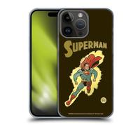 Head Case Designs Officially Licensed Superman DC Comics Comic Vintage Fashion Hard Back Case Compatible With Apple iPhone 15 Pro Max