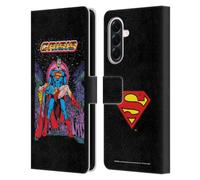 Head Case Designs Officially Licensed Superman DC Comics Crisis On Infinite Earths Famous Comic Book Covers Leather Wallet Case Compatible With Samsung Galaxy A56 5G