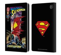 Head Case Designs Officially Licensed Superman DC Comics Death Famous Comic Book Covers Leather Wallet Case Compatible With Amazon Fire 7 2022
