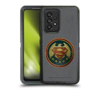 Head Case Designs Officially Licensed Superman DC Comics Distressed Look Badge Logos Ultra-Armoured Shockproof Case [Military Grade Protection] Compatible With Samsung Galaxy A53 5G (2022)