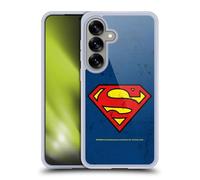Head Case Designs Officially Licensed Superman DC Comics Distressed Look Logos Gel Case [Military Grade Protection] Compatible with Samsung Galaxy S25 and Compatible with MagSafe