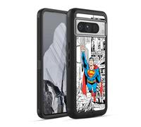 Head Case Designs Officially Licensed Superman DC Comics Flight Comicbook Art Ultra-Armoured Shockproof Case [Military Grade Protection] Compatible With Google Pixel 8 Pro