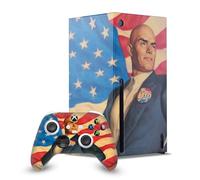 Head Case Designs Officially Licensed Superman DC Comics Lex Luthor Logos And Comic Book Game Console Wrap and Game Controller Skin Bundle Compatible With Xbox Series X