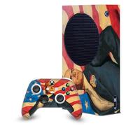 Head Case Designs Officially Licensed Superman DC Comics Lex Luthor Logos And Comic Book Game Console Wrap and Game Controller Skin Bundle Compatible With Xbox Series S Console & Controller Bundle