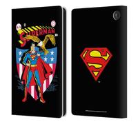 Head Case Designs Officially Licensed Superman DC Comics Number 14 Famous Comic Book Covers Leather Wallet Case Compatible With Amazon Fire 7 2022