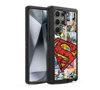 Head Case Designs Officially Licensed Superman DC Comics Oversized Logo Comicbook Art Ultra-Armoured Shockproof Case [Military Grade Protection] Compatible With Samsung Galaxy S24 Ultra 5G