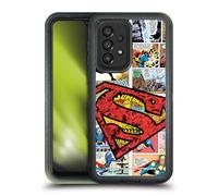 Head Case Designs Officially Licensed Superman DC Comics Oversized Logo Comicbook Art Ultra-Armoured Shockproof Case [Military Grade Protection] Compatible With Galaxy A33 5G (2022)