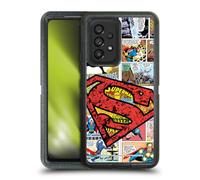 Head Case Designs Officially Licensed Superman DC Comics Oversized Logo Comicbook Art Ultra-Armoured Shockproof Case [Military Grade Protection] Compatible With Samsung Galaxy A53 5G (2022)