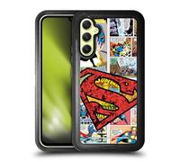 Head Case Designs Officially Licensed Superman DC Comics Oversized Logo Comicbook Art Ultra-Armoured Shockproof Case [Military Grade Protection] Compatible With Samsung Galaxy A34 5G