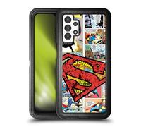 Head Case Designs Officially Licensed Superman DC Comics Oversized Logo Comicbook Art Ultra-Armoured Shockproof Case [Military Grade Protection] Compatible With Samsung Galaxy A13 (2022)