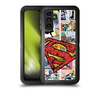 Head Case Designs Officially Licensed Superman DC Comics Oversized Logo Comicbook Art Ultra-Armoured Shockproof Case [Military Grade Protection] Compatible With Samsung Galaxy A13 5G (2021)