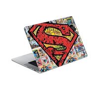 Head Case Designs Officially Licensed Superman DC Comics Oversized Logos And Comic Book Vinyl Sticker Skin Decal Cover Compatible With MacBook Pro 14" A2442