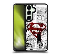 Head Case Designs Officially Licensed Superman DC Comics Red Logo Splatter Comicbook Art Gel Armour Case [Military Grade Protection] Compatible With Samsung Galaxy S25