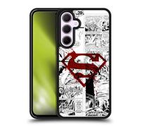 Head Case Designs Officially Licensed Superman DC Comics Red Logo Splatter Comicbook Art Gel Armour Case [Military Grade Protection] Compatible With Samsung Galaxy A35 5G