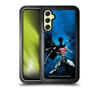 Head Case Designs Officially Licensed Superman DC Comics Splatter 80th Anniversary Ultra-Armoured Shockproof Case [Military Grade Protection] Compatible With Samsung Galaxy A34 5G