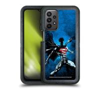 Head Case Designs Officially Licensed Superman DC Comics Splatter 80th Anniversary Ultra-Armoured Shockproof Case [Military Grade Protection] Compatible With Samsung Galaxy A23 / 5G (2022)