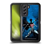 Head Case Designs Officially Licensed Superman DC Comics Splatter 80th Anniversary Ultra-Armoured Shockproof Case [Military Grade Protection] Compatible With Samsung Galaxy S21 FE 5G