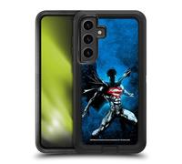 Head Case Designs Officially Licensed Superman DC Comics Splatter 80th Anniversary Ultra-Armoured Shockproof Case [Military Grade Protection] Compatible With Samsung Galaxy S24+ 5G