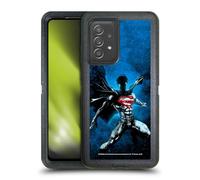 Head Case Designs Officially Licensed Superman DC Comics Splatter 80th Anniversary Ultra-Armoured Shockproof Case [Military Grade Protection] Compatible With Galaxy A52 / A52s / 5G (2021)