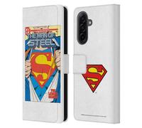 Head Case Designs Officially Licensed Superman DC Comics The Man of Steel 1 Famous Comic Book Covers Leather Wallet Case Compatible With Samsung Galaxy A17 4G / 5G