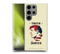 Head Case Designs Officially Licensed Superman DC Comics Truth And Justice Character Art Hard Back Case Compatible With Samsung Galaxy S24 Ultra 5G