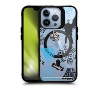 Head Case Designs Officially Licensed Supernatural Castiel Character Art Black Shockproof Bumper Case [Military Grade Protection] Compatible with iPhone 13 Pro and Compatible with MagSafe