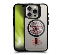 Head Case Designs Officially Licensed Supernatural Hunter's Code Character Art Black Shockproof Bumper Case [Military Grade Protection] Compatible with Apple iPhone 15 Pro and Compatible with MagSafe