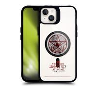 Head Case Designs Officially Licensed Supernatural Hunter's Code Character Art Black Shockproof Bumper Case [Military Grade Protection] Compatible with iPhone 14 Plus and Compatible with MagSafe