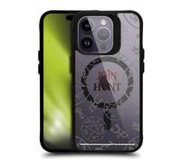 Head Case Designs Officially Licensed Supernatural Join The Hunt Character Art Black Shockproof Bumper Case [Military Grade Protection] Compatible with iPhone 14 Pro and Compatible with MagSafe