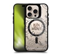 Head Case Designs Officially Licensed Supernatural Join The Hunt Character Art Black Shockproof Bumper Case [Military Grade Protection] Compatible with Apple iPhone 16 Pro and Compatible with MagSafe