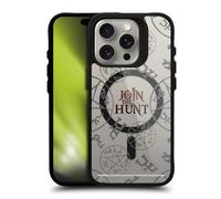 Head Case Designs Officially Licensed Supernatural Join The Hunt Character Art Black Shockproof Bumper Case [Military Grade Protection] Compatible with Apple iPhone 15 Pro and Compatible with MagSafe