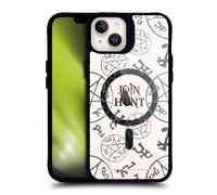 Head Case Designs Officially Licensed Supernatural Join The Hunt Character Art Black Shockproof Bumper Case [Military Grade Protection] Compatible with Apple iPhone 14 Plus and Compatible with MagSafe
