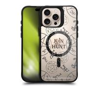 Head Case Designs Officially Licensed Supernatural Join The Hunt Character Art Black Shockproof Bumper Case [Military Grade Protection] Compatible with Apple iPhone 16 Pro and Compatible with MagSafe