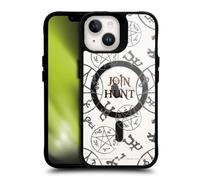 Head Case Designs Officially Licensed Supernatural Join The Hunt Character Art Black Shockproof Bumper Case [Military Grade Protection] Compatible with Apple iPhone 14 and Compatible with MagSafe