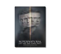 Head Case Designs Officially Licensed Supernatural Let The End Times Roll Characters 11.8 x 15.7 x 0.04 (300 x 400 x 1 mm) Metal Wall Art Poster - Wall Decor for Living Room, Bedroom & Gaming Room