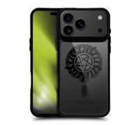 Head Case Designs Officially Licensed Supernatural Protection Character Art Black Shockproof Bumper Case [Military Grade] Compatible with Apple iPhone 17 Pro Max and Compatible with MagSafe