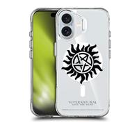 Head Case Designs Officially Licensed Supernatural Protection Character Art Shockproof Bumper Case [Military Grade Protection] Compatible with Apple iPhone 16 and Compatible with MagSafe