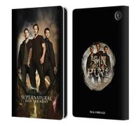 Head Case Designs Officially Licensed Supernatural Sam, Dean & Castiel 2 Key Art Leather Wallet Case Compatible With Amazon Fire 7 2022