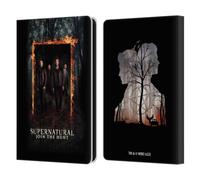 Head Case Designs Officially Licensed Supernatural Sam, Dean, Castiel & Crowley Key Art Leather Wallet Case Compatible With Amazon Kindle Paperwhite 6