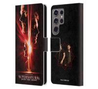Head Case Designs Officially Licensed Supernatural Sam, Dean & Castiel Key Art Leather Wallet Case Compatible With Samsung Galaxy S24 Ultra 5G