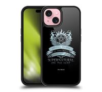 Head Case Designs Officially Licensed Supernatural Saving People Logo Vectors Gel Armour Case [Military Grade Protection] Compatible With Apple iPhone 15