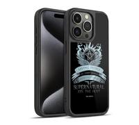 Head Case Designs Officially Licensed Supernatural Saving People Logo Vectors Gel Armour Case [Military Grade Protection] Compatible With Apple iPhone 15 Pro