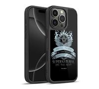 Head Case Designs Officially Licensed Supernatural Saving People Logo Vectors Gel Armour Case [Military Grade Protection] Compatible With Apple iPhone 16 Pro