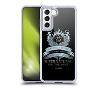 Head Case Designs Officially Licensed Supernatural Saving People Logo Vectors Gel Case [Military Grade Protection] Compatible with Samsung Galaxy S21 5G and Compatible with MagSafe