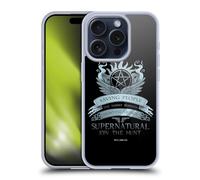 Head Case Designs Officially Licensed Supernatural Saving People Logo Vectors Gel Case [Military Grade Protection] Compatible with Apple iPhone 15 Pro and Compatible with MagSafe