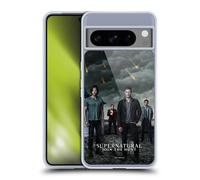 Head Case Designs Officially Licensed Supernatural Season 12 Group Key Art Gel Case [Military Grade Protection] Compatible With Google Pixel 8 Pro