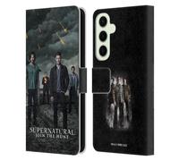 Head Case Designs Officially Licensed Supernatural Season 12 Group Key Art Leather Wallet Case Compatible With Samsung Galaxy S25+